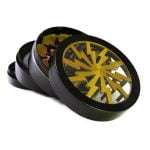 Grinder Grande de Aluminio Storm Dorado 63mm (6pcs/display)