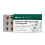 Enecta Capsulas blandas CBD con Extracto de Cáñamo Premium1000mg