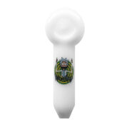 Pipa de Cristal Blanca 12cm Cartoons 5