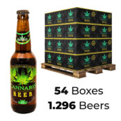 Cerveza con Sabor a Cannabis 4,5% Green Leaf 330ml (54Cajas/1.296cervezas)