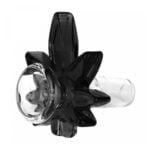 Bong Bowl de Cristal Black Hemp Leaf 18mm