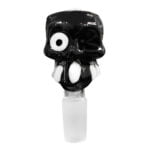 Bong Bowl de Cristal Medievil Skull Negro 18mm