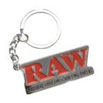 RAW Llavero de Metal Plata (10pcs/Paquete)