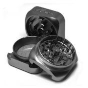 Krush Kube 3.0 Grinder de Aluminio Negro 3 Piezas - 55mm