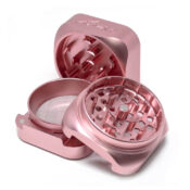 Krush Kube 3.0 Grinder Aluminio Gold Rose 3 Piezas - 55mm