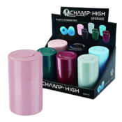 Champ High Plastic Bote Hermetico de Plastico - Colores Variados (6uds/display)