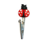 Roach de Silicona con Clip de Metal Ladybug (12pcs/bolsa)