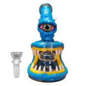 Bong Monster cristal-Arcilla 16cm Azul