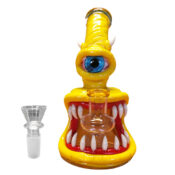 Bong Monster cristal-Arcilla 16cm Amarillo