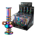 Champ High Mini Bong de Cristal Arco Iris 12,5 cm (12uds/display)