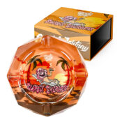 Best Buds Cenicero de cristal Sunset Sherbet con caja de regalo