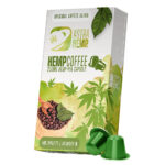 Astra Hemp Cápsulas de Café compatibles Nespresso con 250mg Cáñamo (10packs/Caja)