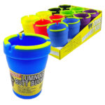 Cenicero Luminoso Butt Bucket Glow-In-The-Dark Colores Variados (12uds/display)