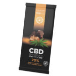 Haze Chocolate de Cannabis 70% Negro Caramelo Salado 100mg CBD (15uds/100g)