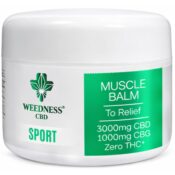 Weedness Muscle Relief Balm 3000mg CBD 1000mg CBG 50ml