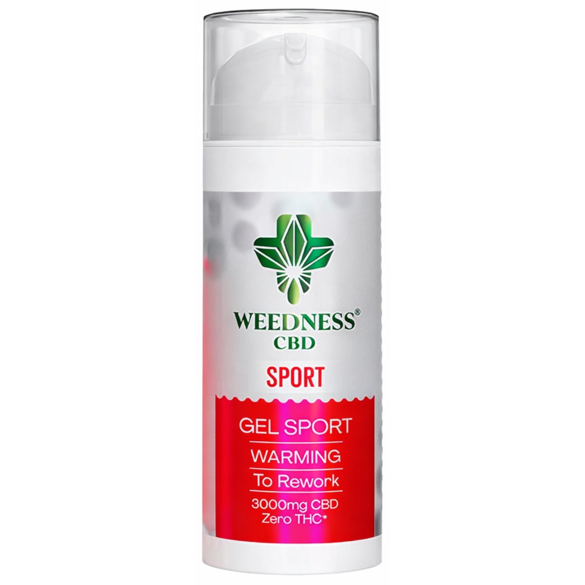 Weedness Gel Calentador Sport 3000mg CBD (100ml) Weedness Warming Gel Sport 3000mg CBD 100ml