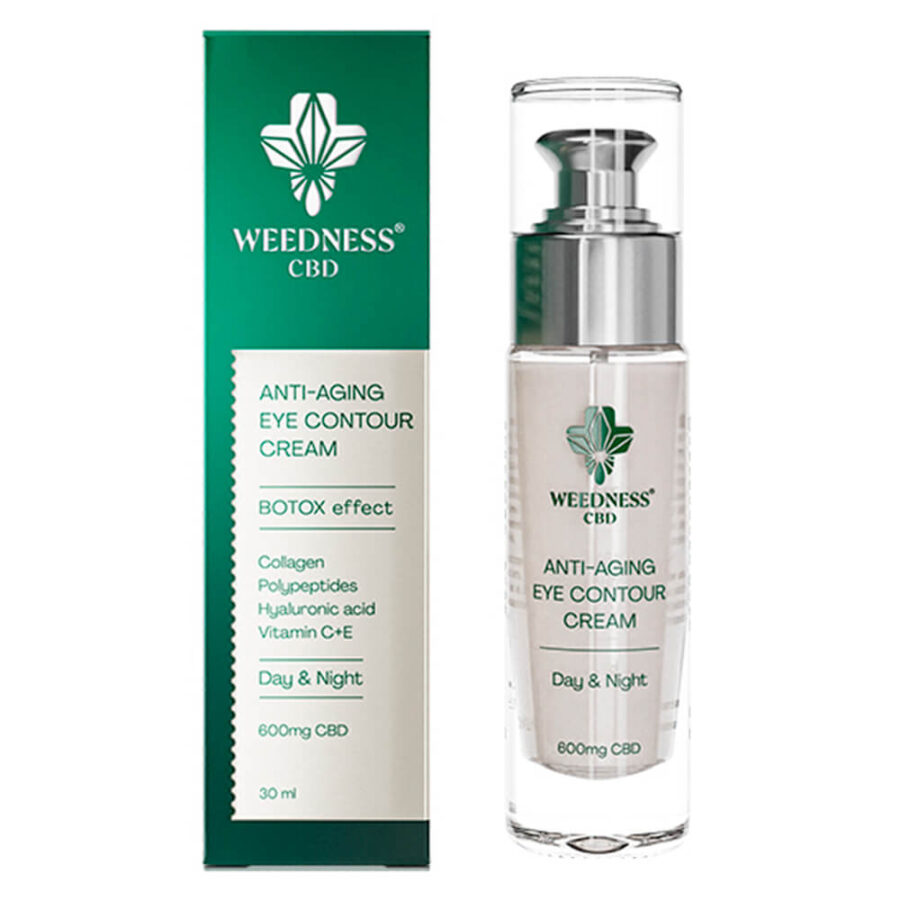 Weedness Crema Contorno de Ojos Anti-Aging 600mg CBD (30ml)