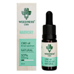 Weedness Aceite de CBD Natural 10% (10ml)