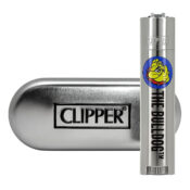Clipper The Bulldog Silver Metal LightersGiftbox 2