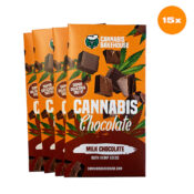 Cannabis Bakehouse Chocolate con leche y semillas de cáñamo (15uds/display)