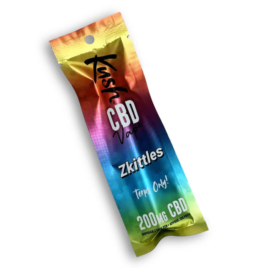 Kush CBD Vape Desechable Orange Runtz 200mg CBD (10uds/display)