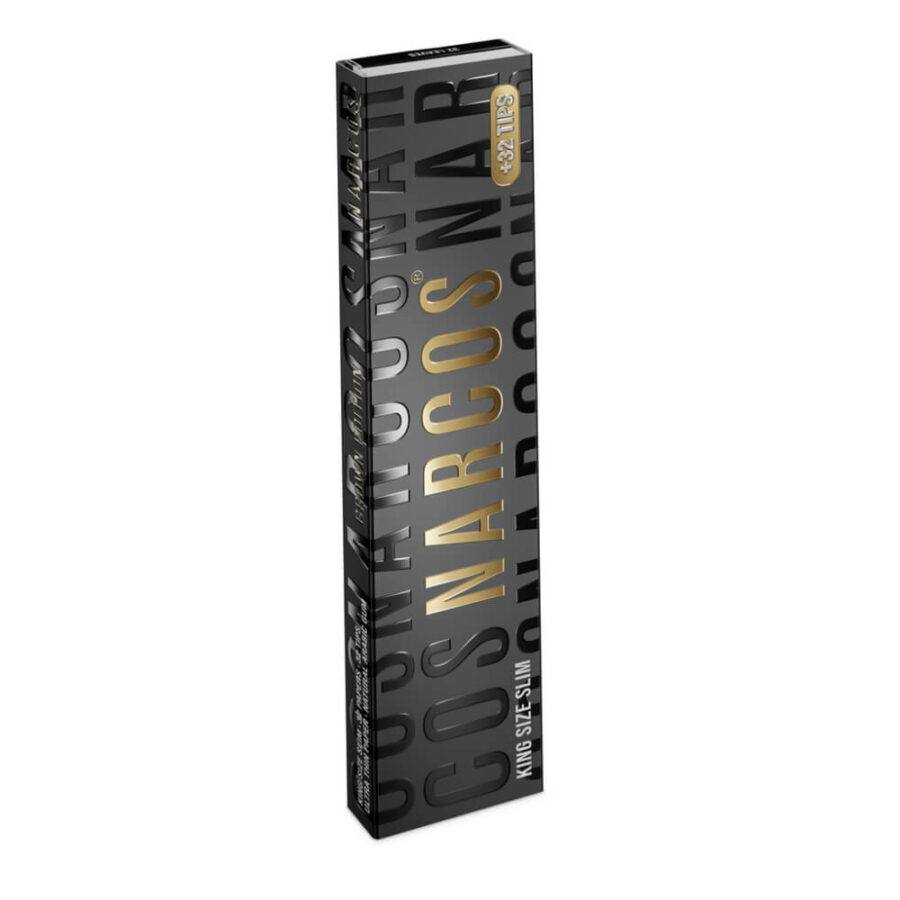Narcos Papeles de Liar Slim King Size Marron + Filtros (24uds/display)