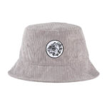 The Bulldog Gorro Bucket Bordado Gris