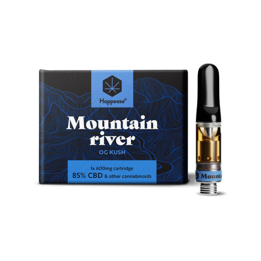 Happease 85% CBD Cartucho Mountain River (600mg)