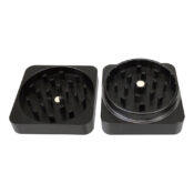 Best Buds Flat Grinder Cuadrado Onyx 2 Partes (50mm)