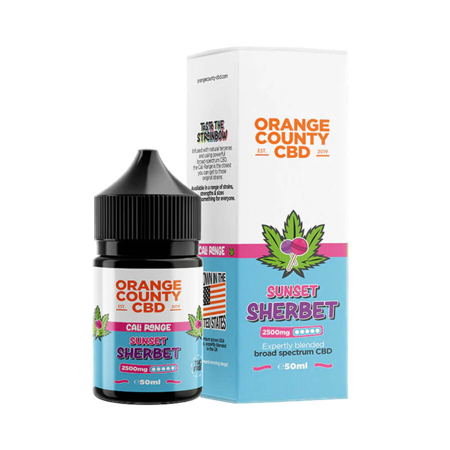 Orange County CBD Cali E-Liquid Sunset Sherbet