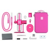 Stundenglass Compact Edition Gravity Infuser 360 Degrees Bong Vaporizer Pink 2