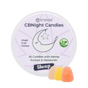 Enecta CBNight Caramelos de Extracto de Cáñamo Orgánico - Sabor Frutas Mixtas (30uds)