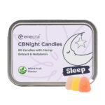 Enecta CBNight Caramelos de Extracto de Cáñamo Orgánico - Sabor Frutas Mixtas (60uds)