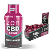 Zen CBD Bebida de CBD Frutos rojos 70mg 60ml (10uds/display)