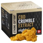 Wholesale Eighty8 CBD Extract Crumble 1g 8pcs display 1