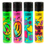 Clipper Jet Flame Mecheros Hippie World (24uds/display)