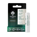 Weedness CBD Natural Bálsamo Labial Sabor Mango con Efecto Volumen 4% CBD (4.8g)