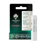 Weedness CBD Natural Bálsamo Labial Sabor Fresa con Efecto Volumen 4% CBD (4.8g)