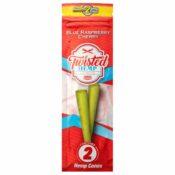 Twisted Hemp Cones Blue Raspberry Cherry 10pcsdisplay 2