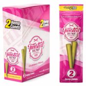 Twisted Hemp Cones California Dream 10pcsdisplay