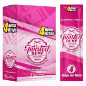 Twisted Hemp Wraps California Dream 15pcsdisplay