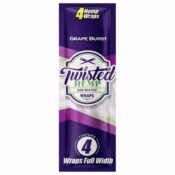 Twisted Hemp Wraps Grape Burst 15pcsdisplay 1