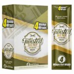 Twisted Hemp Wraps Plain Jane (15 uds/display) Twisted Hemp Wraps Plain Jane 15pcsdisplay