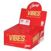 VIBES Papeles de Liar King Size Slim con Filtros Hemp (24uds/display)