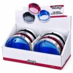 Champ High Cenicero De Vidrio Redondo Colorido (6 uds/display) Wholesale Champ High Round Colorful Glass Ashtray 6pcs display 1