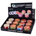 Wholesale Champ High Yumi Grinder 3 12pcsdisplay 1 1