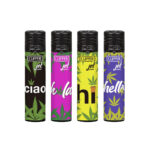 Clipper Lighters Jet Flame Good Vibes Only (24uds/display)