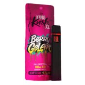 King Kush XL 800mg CBD Vape Pen Desechable 1ml (10uds/display) 2 King Kush XL Berry Gelato 800mg CBD Disposable Vape Pen 10pcsdisplay Wholesale 1 1