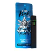 King Kush XL 800mg CBD Vape Pen Desechable 1ml (10uds/display) 4 King Kush XL Blue Widow 800mg CBD Disposable Vape Pen 10pcsdisplay Wholesale 1 1