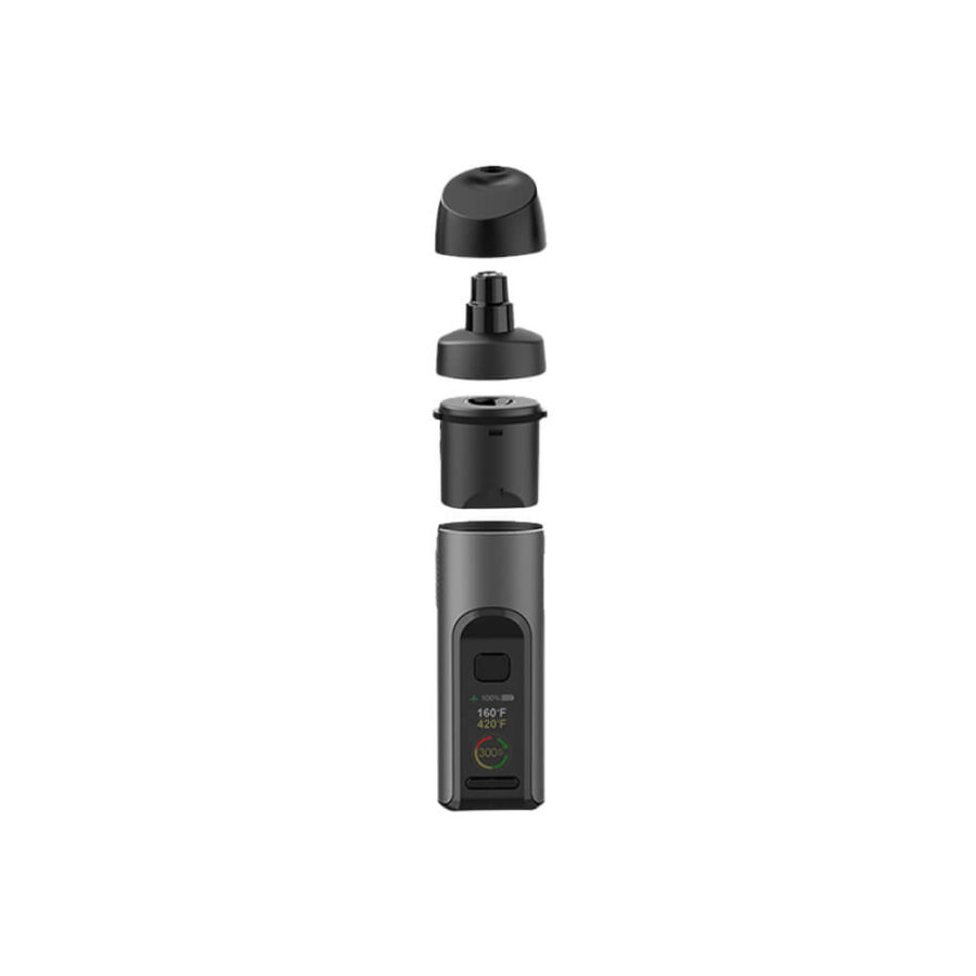 Flowermate Stylo 2 en 1 Vaporizador de Hierbas Secas y Concentrados Kit Completo Negro